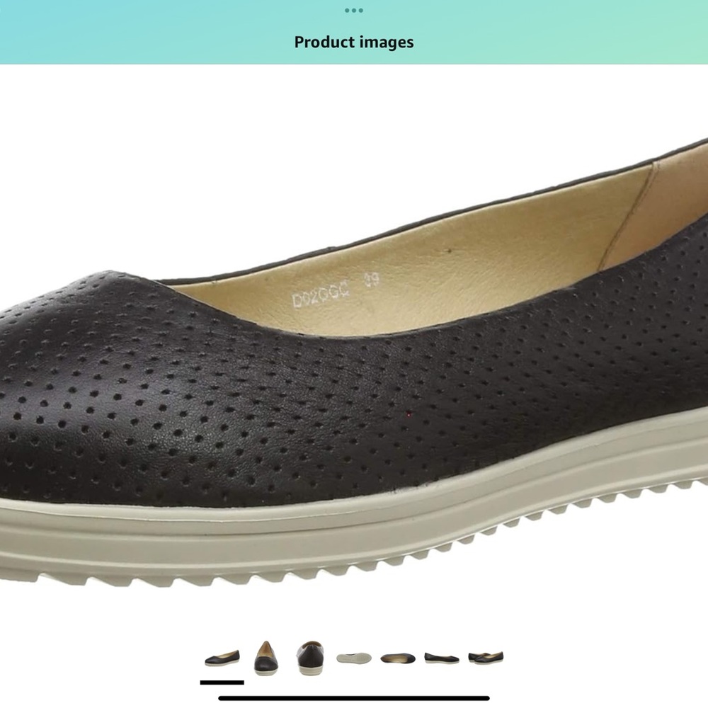 GEOX Annytah Black Leather ballet flats
Size 7.5
